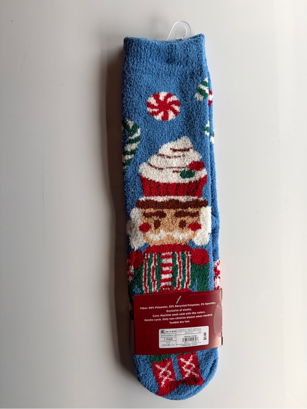 🎄🧦 Wondershop Christmas Fuzzy Crew Socks 🧦🎄